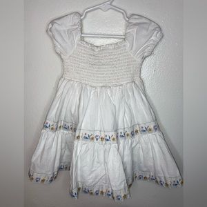 White Spring Sun Dress